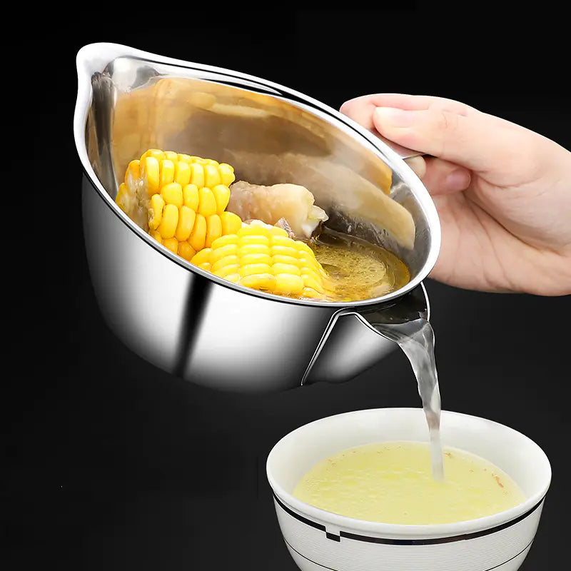 304 Stainless Steel Oil Separator and Strainer Bowl